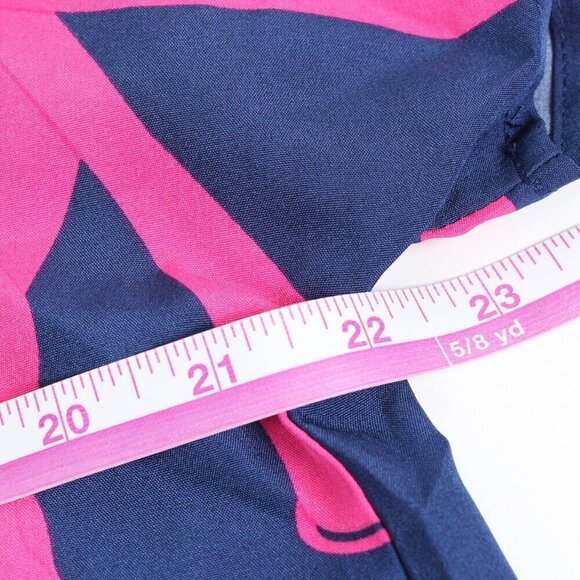 NWT Bloomchic Geometric Pattern Bow-Tie Blouse - Size 12 Large - Picture 8 of 9